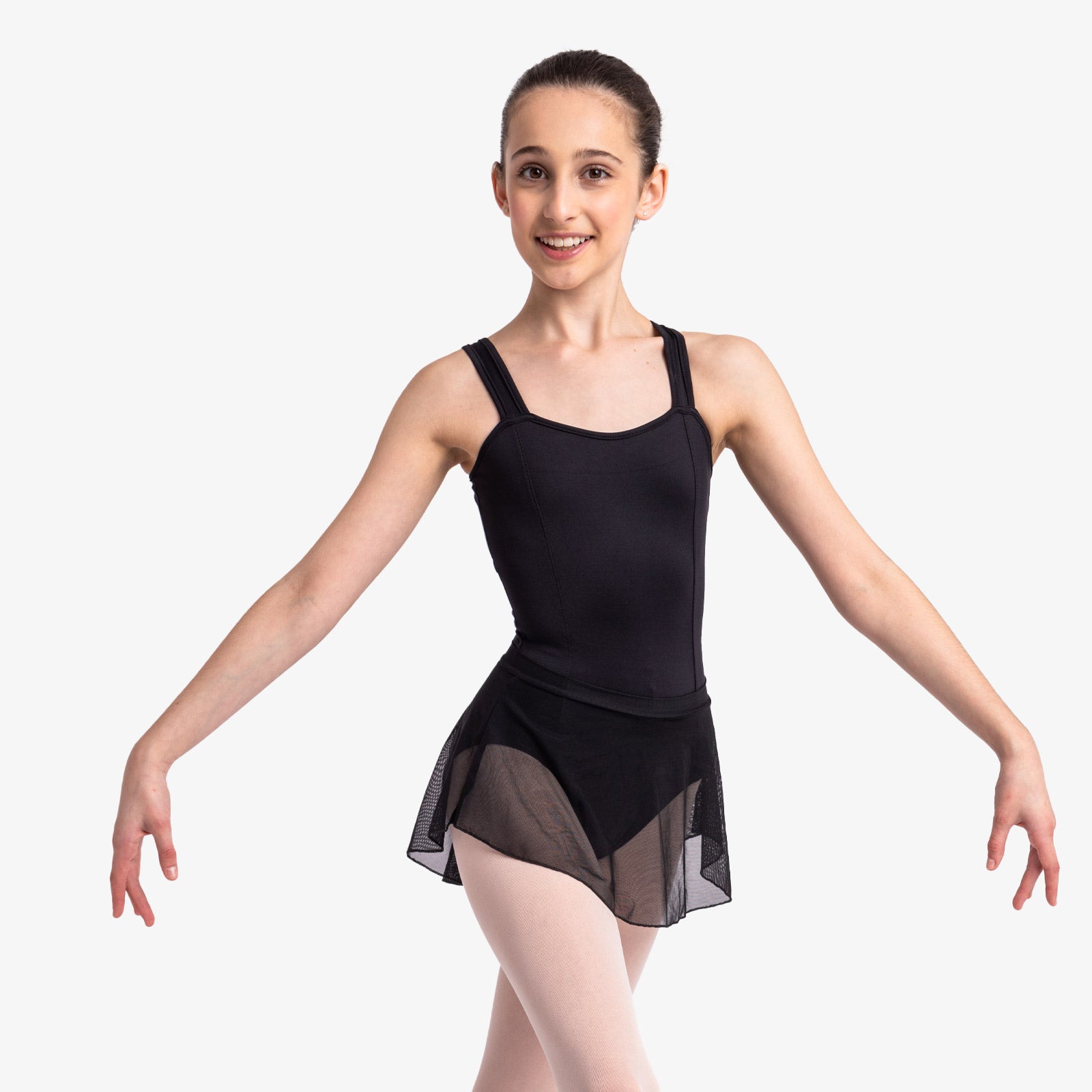 So Danca Yasmina Child’s Sky Blue Pull On Skirt main image 0