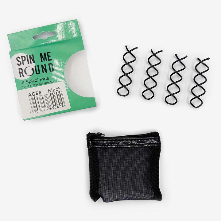 【一点物】 リメイクキャップ - IsE - SPIRAL Spin me Round Spiral Pins - AC56 | Só Dança USA