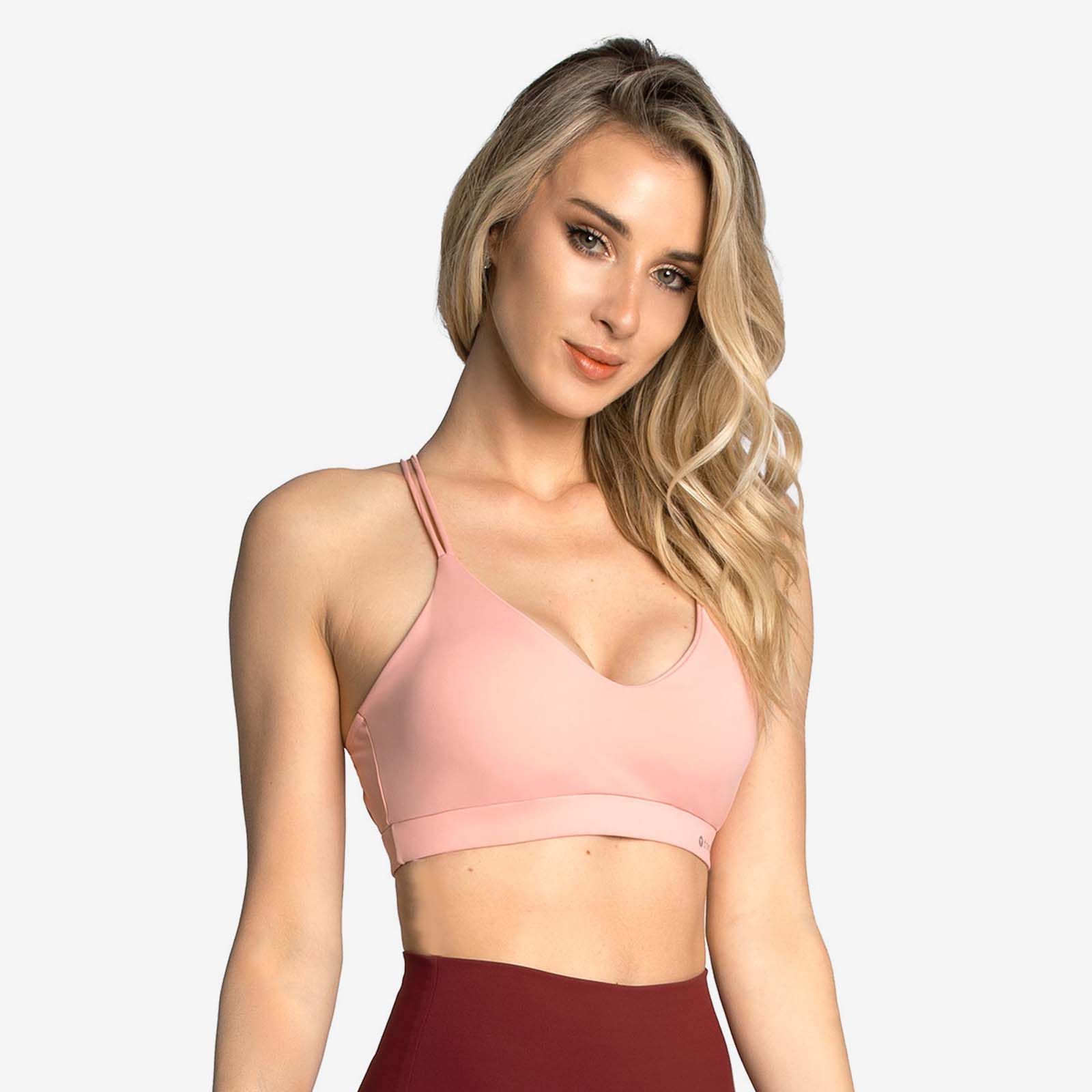pink bralette top
