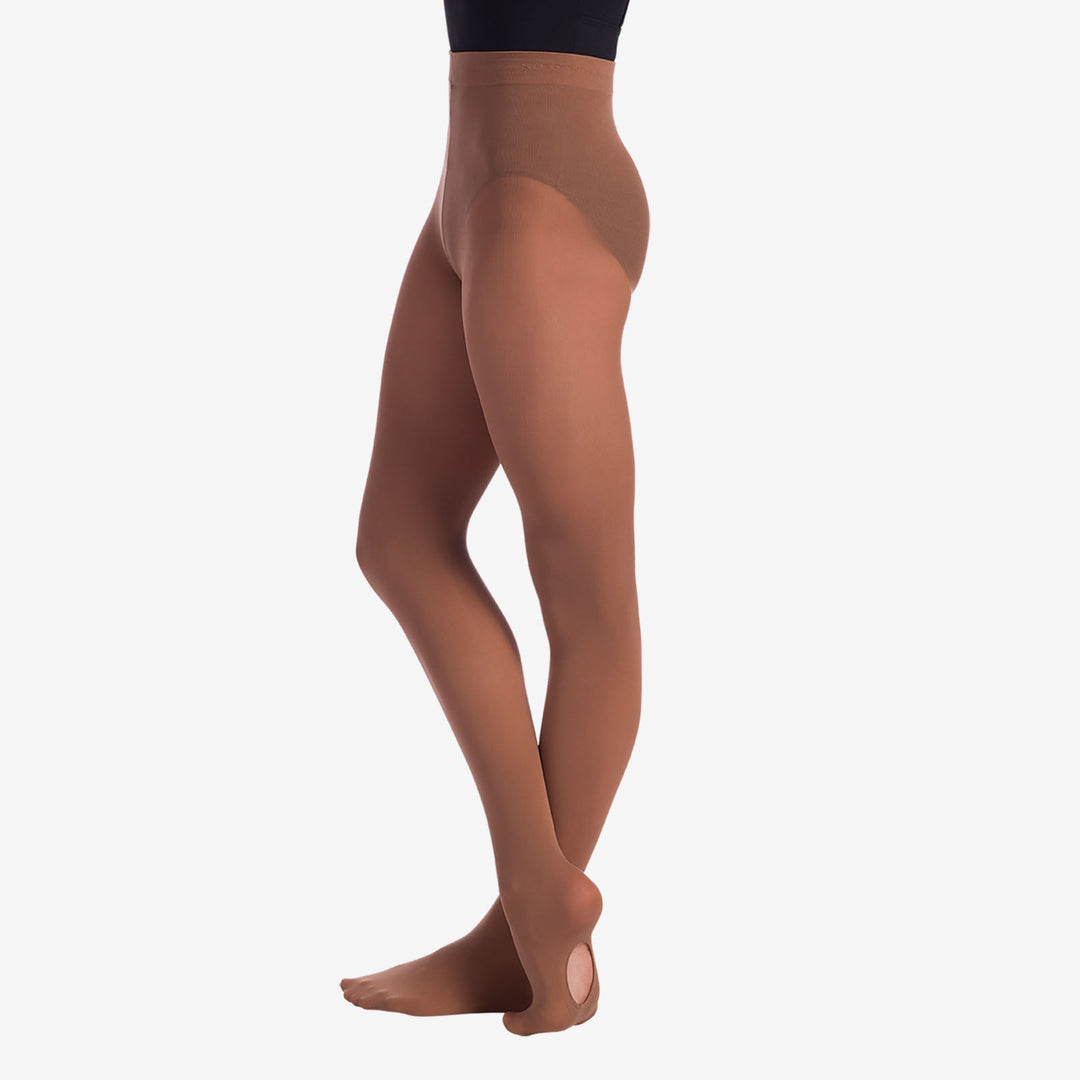 So Danca Adult Convertible Tights TS82 (Perfect Pink, S/M)